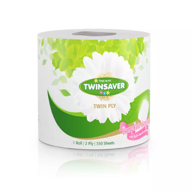 Twinsaver Twin Ply Toilet Paper 2 Rolls