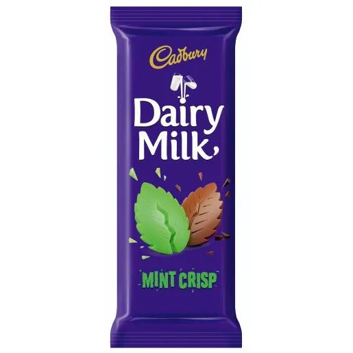Cadbury slab mint crisp