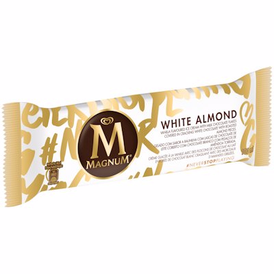 Magnum white almond